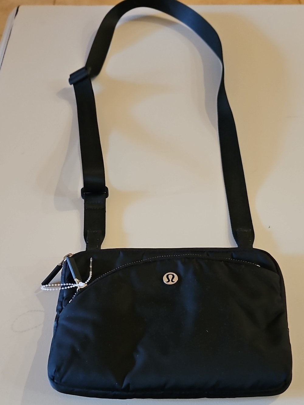 lululemon athletica Black Crossbody Messenger Bag